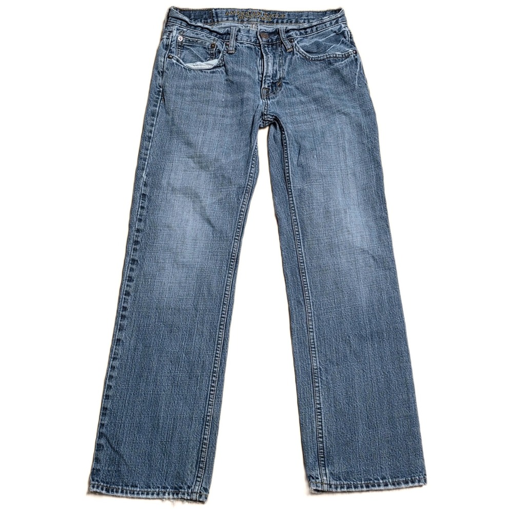 American Eagle Outfitters Original Straight Jeans Men's Size‎ 28×30 Blue Wash